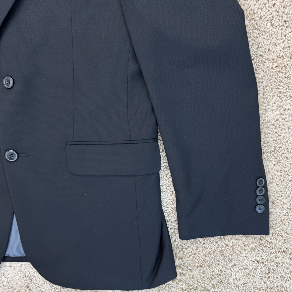 J.S. A. Bank 1905 Tailored Fit Blazer‎ Mens 38R Black Wool Blend Business Casual - Picture 6 of 11